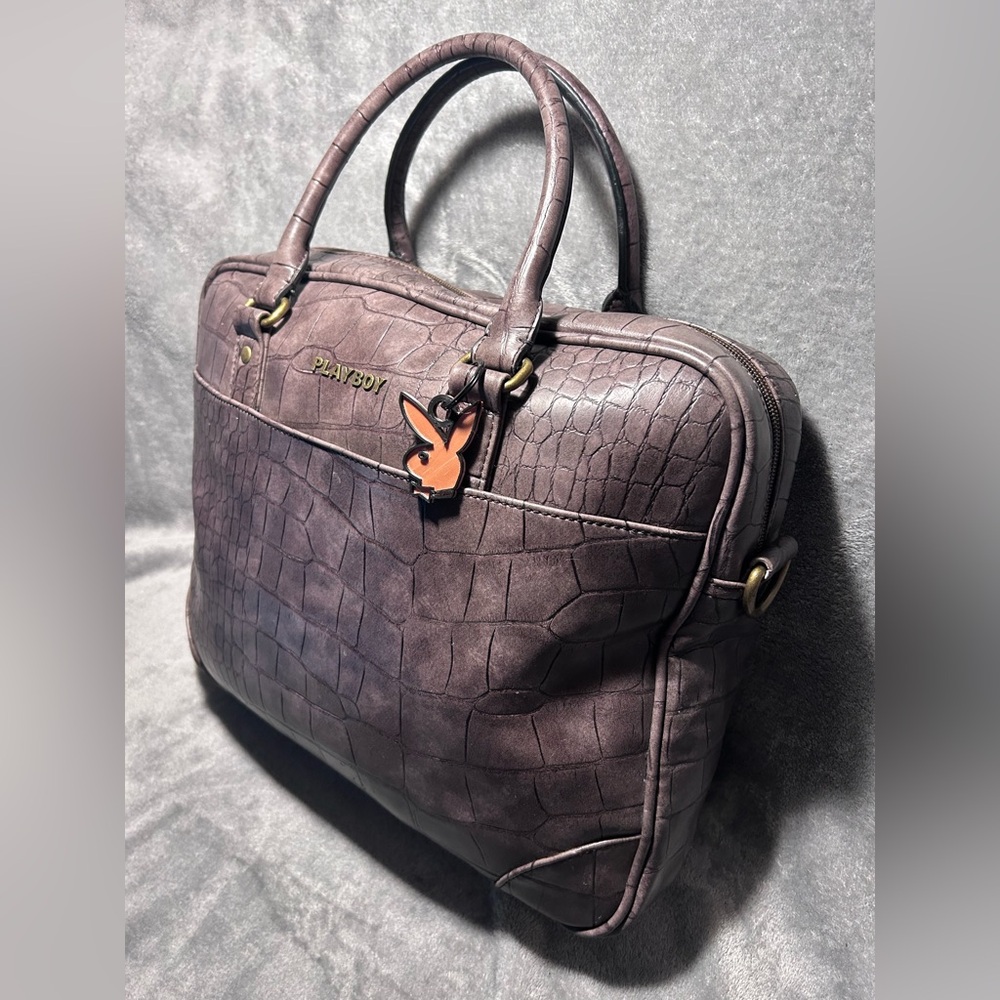 VTG Playboy Faux Embossed Leather Laptop Case - Picture 3 of 13